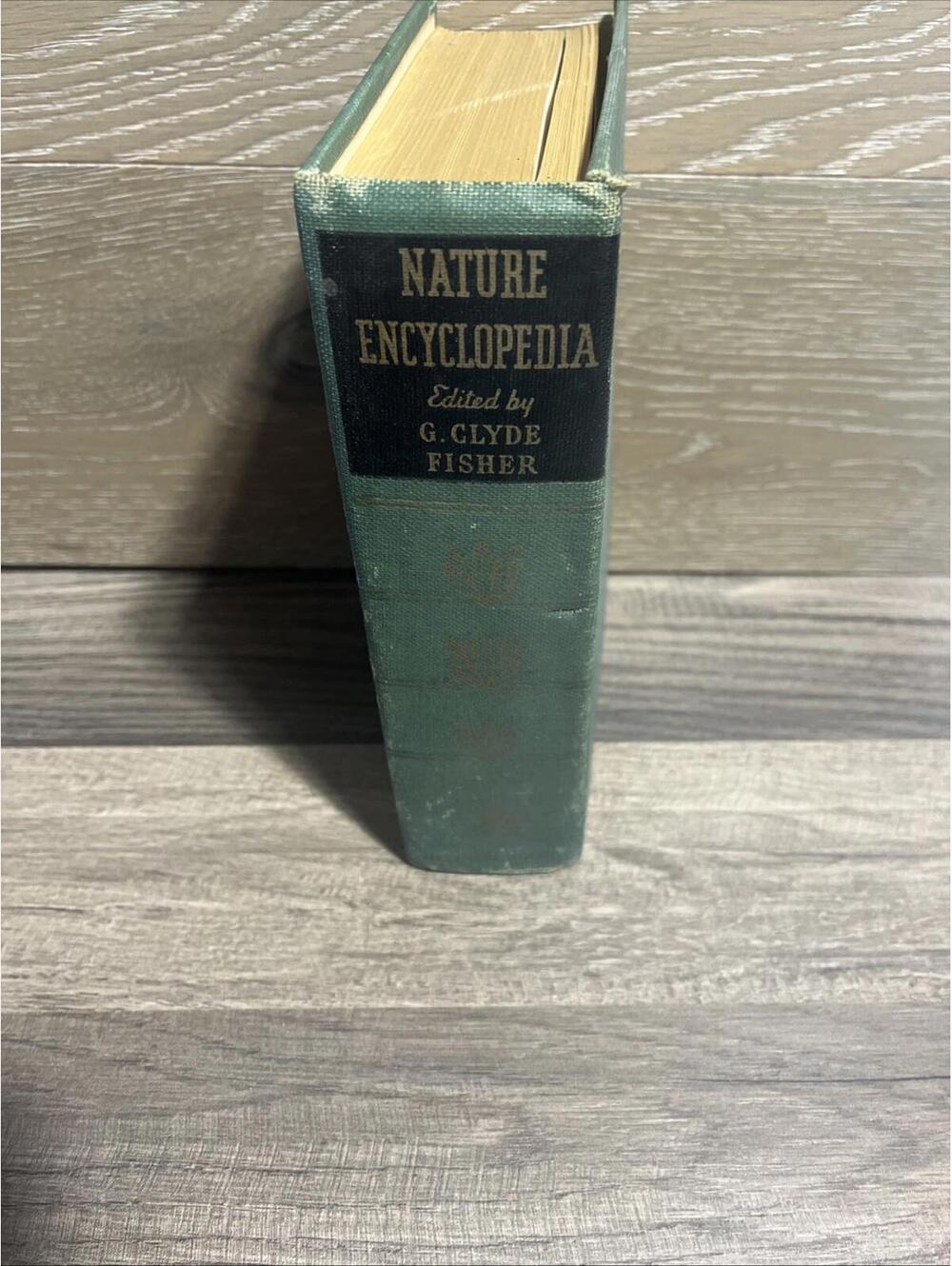 One Volume Nature Encyclopedia Clyde Fisher 1940 Vintage Rare Wildlife Flowers